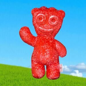 Sour Patch Kids Plush Iscream Sugar Candy Gummy Pillow Stuffed Nursery Decor 16”